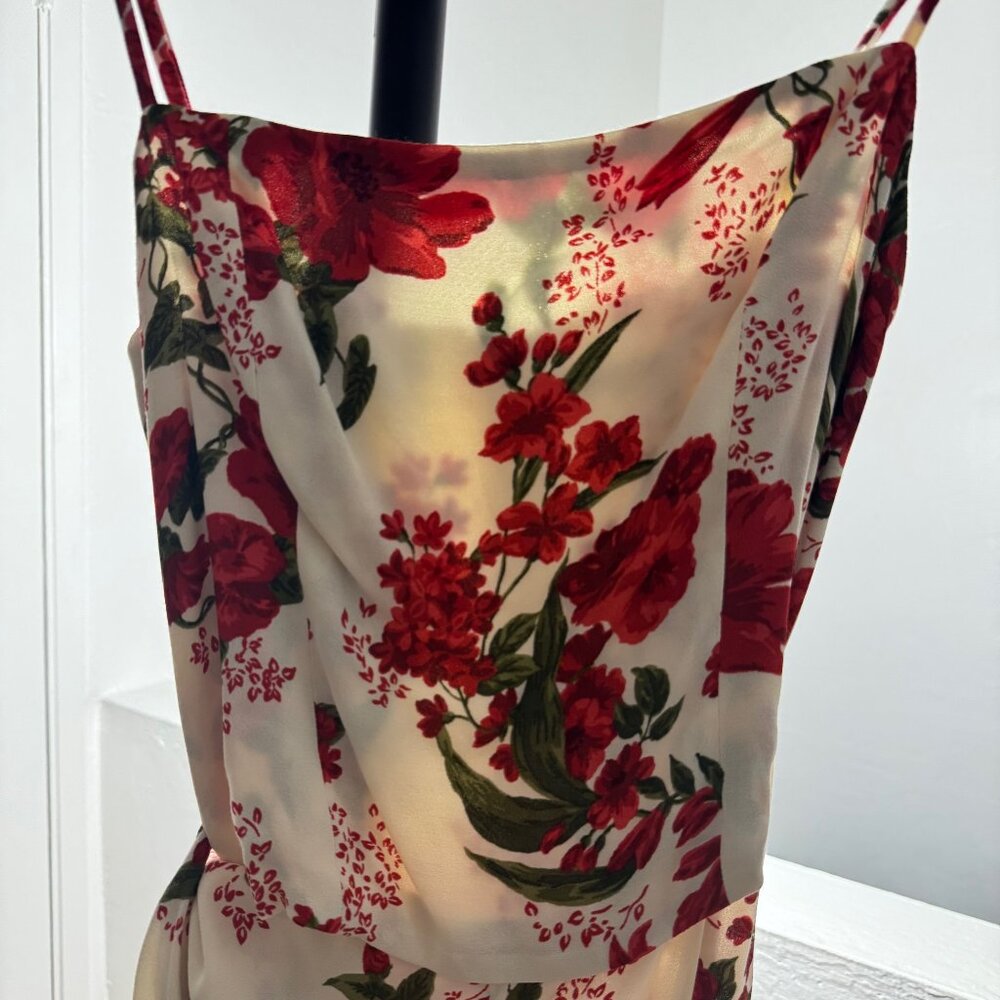 NWT Reformation Canal Dress in Ivory Georgette, size 0